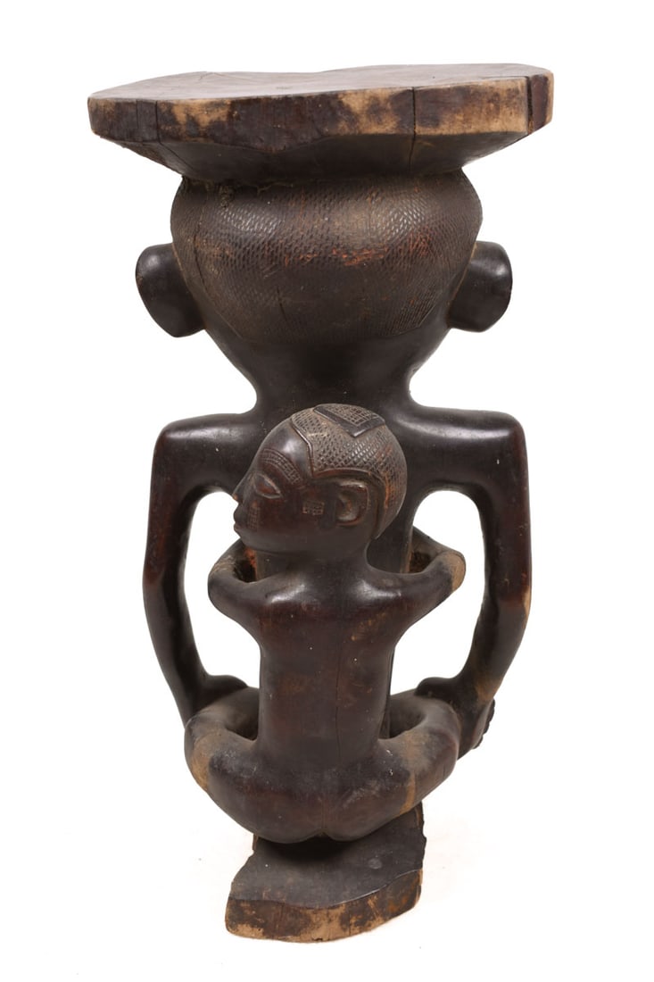 Stool – Wood – Kuba – DR Congo - 5