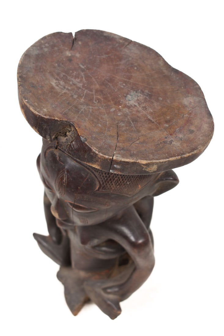 Stool – Wood – Kuba – DR Congo - 7