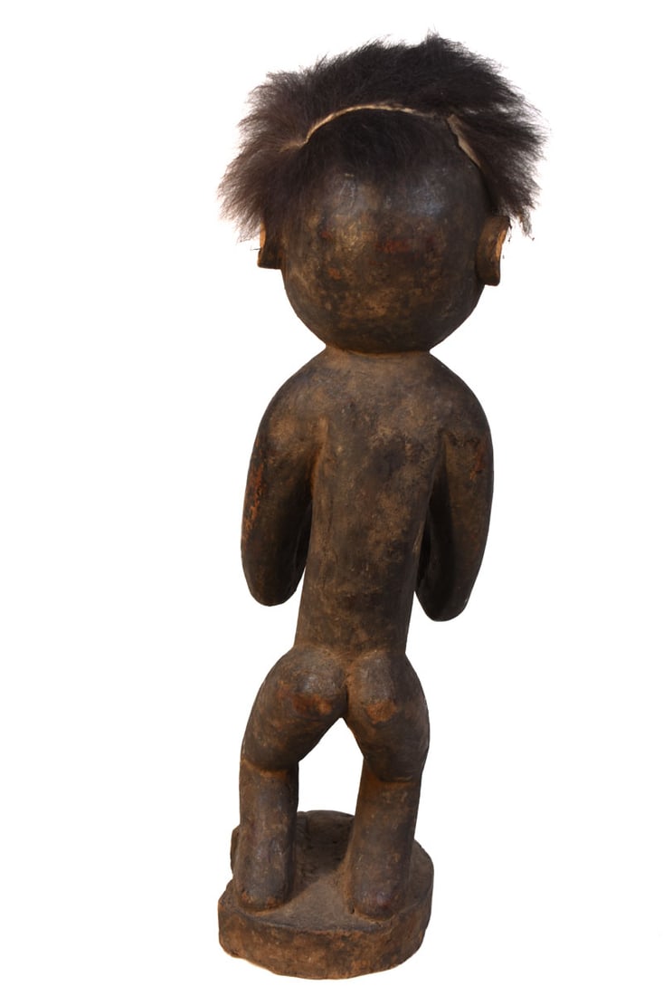 Mbra monkey figure – Wood – Baule – Ivory Coast - 8