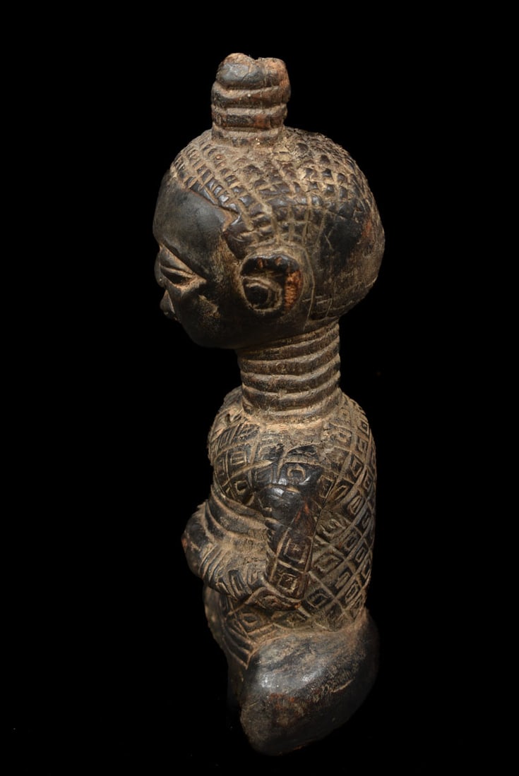 King ancestral figure – Wood – Ndengese – DR Congo - 7