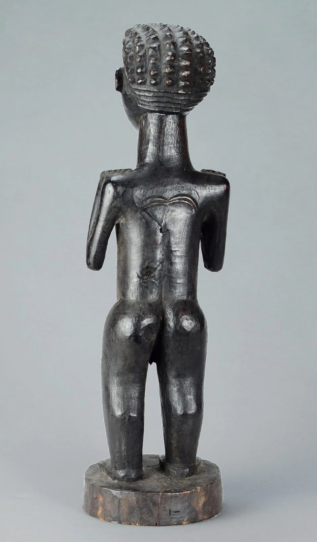 African Art Beautiful decorative female figure CHOKWE statue ANGOLA - 5