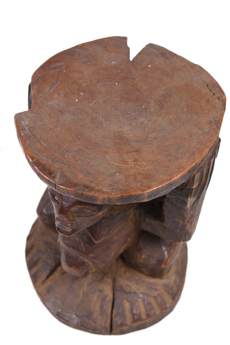 Stool – Wood – Songye – DR Congo - 7