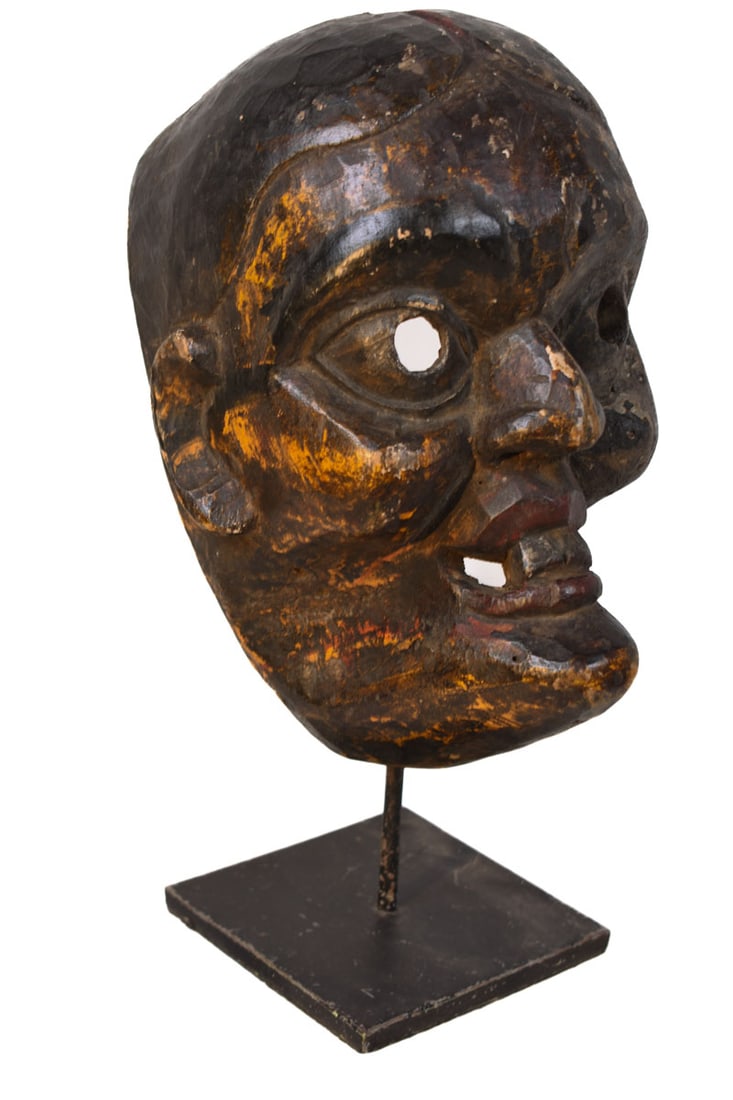 Tribal mask – Wood – Nepal - 4