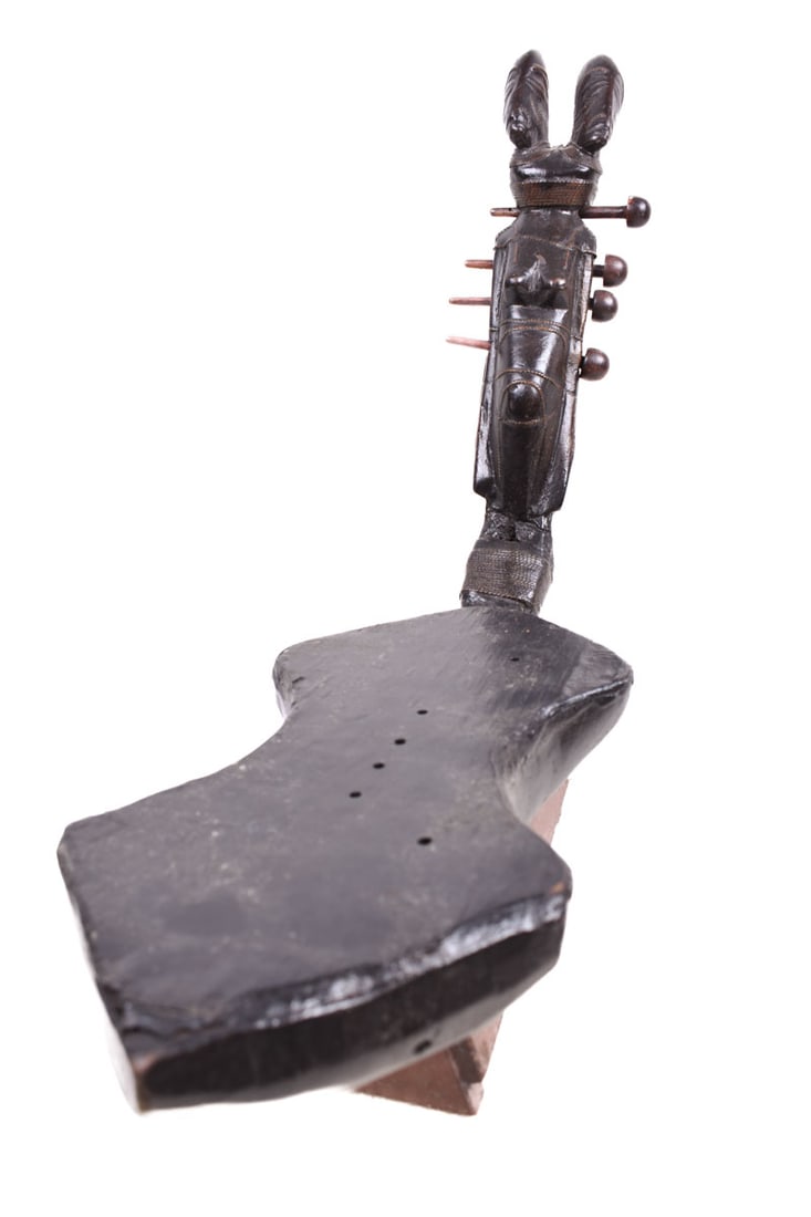 Harp – Wood, Copper – Mangebetu – DR Congo - 6