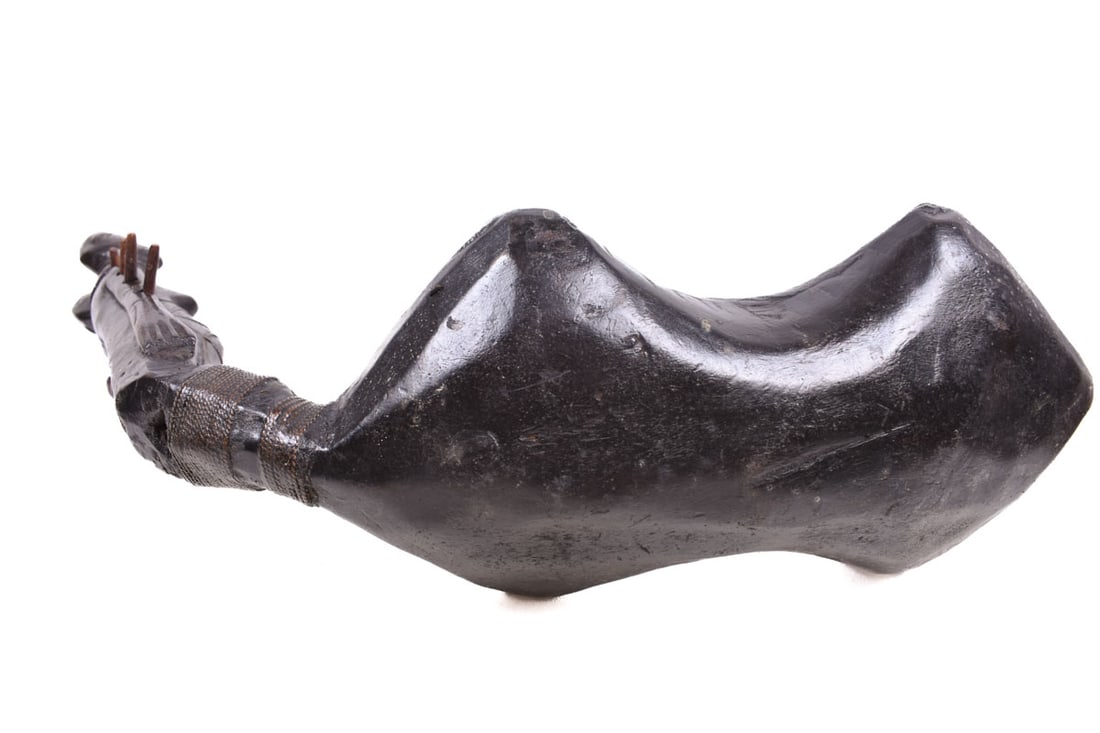 Harp – Wood, Copper – Mangebetu – DR Congo - 7