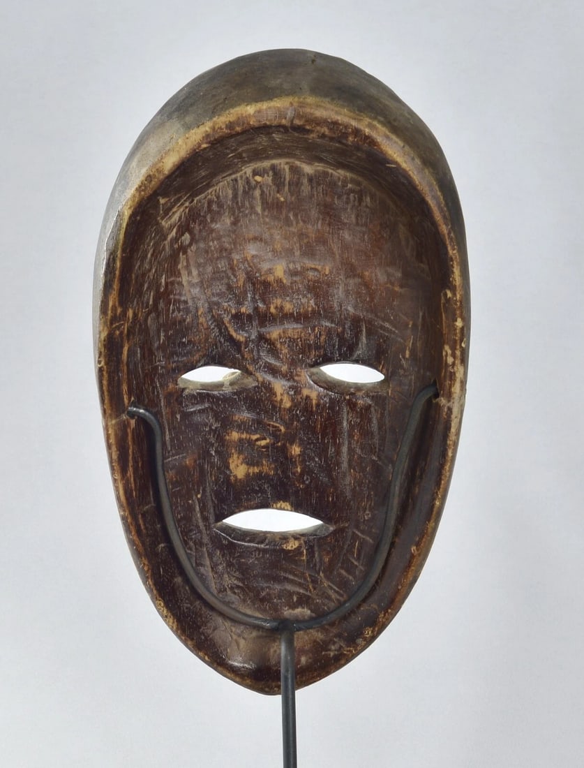 Fang Nice large african Mask wood sculpture GABON - 6