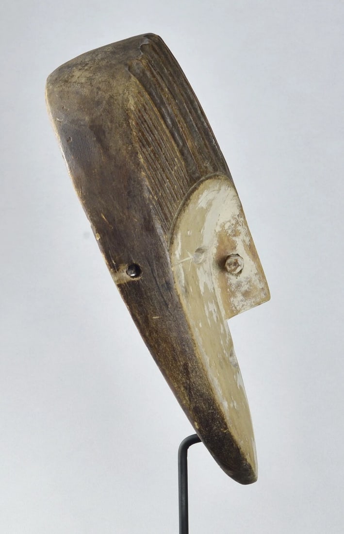 Fang Nice large african Mask wood sculpture GABON - 7