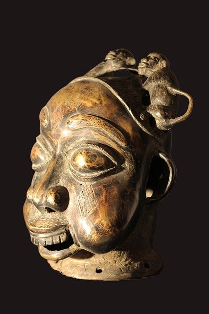 Mask – Bronze – Bamoun – Grassland of Cameroun - 5