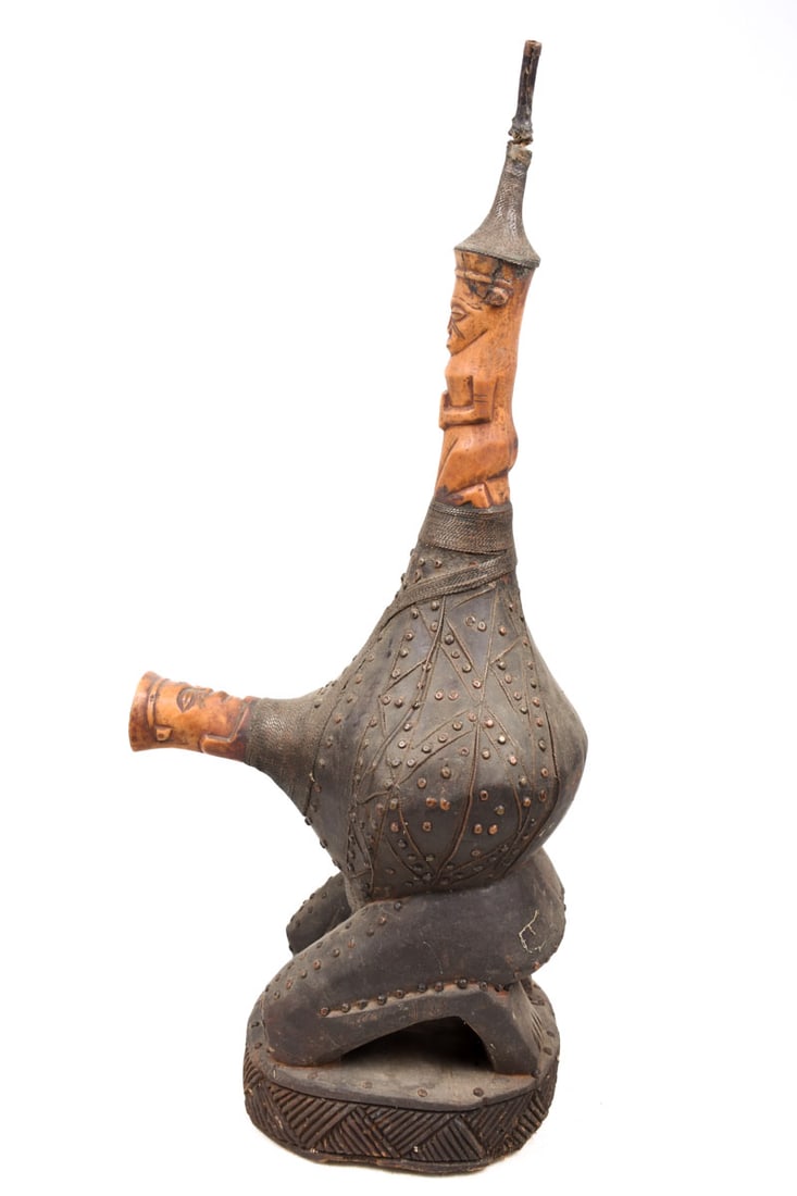 Ceremonial Pipe – Bone, Wood – Lega – DR Congo - 7