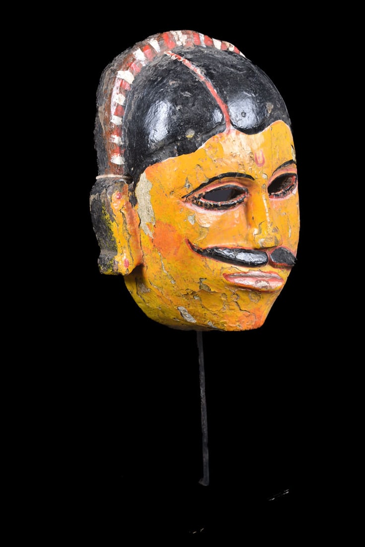 Tribal mask – Wood – Nepal - 4