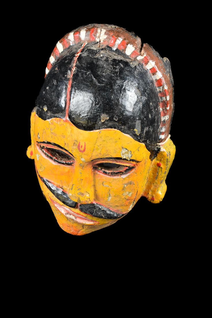Tribal mask – Wood – Nepal - 5