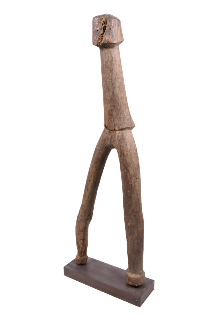 Ancestor Figure – Wood – Dagari- Burkina Faso – Schädler certificate - 2