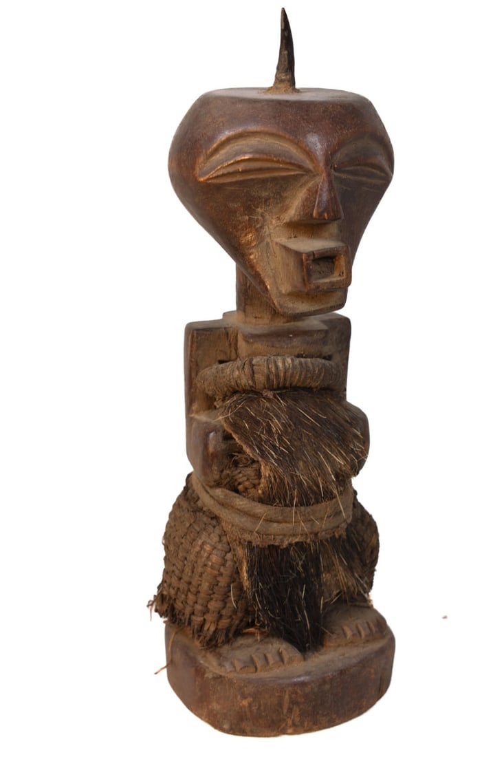Power Figure – Wood, Horn- Songye – Congo - 3