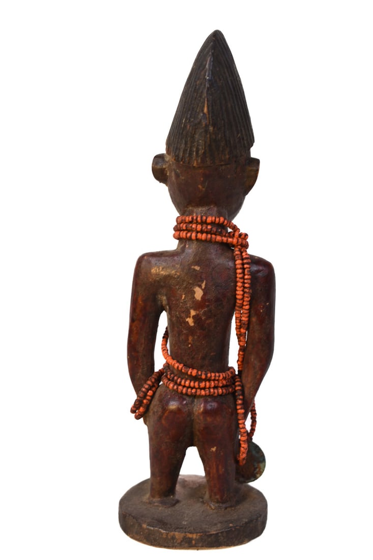 Ibeji Figure – Wood , Beads- Yoruba – Nigeria - 7