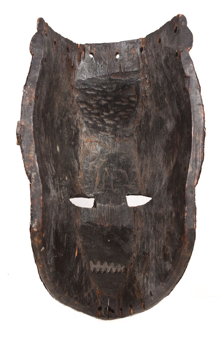 Initiation mask – Wood, Copper, Seeds – Salampasu – Congo - 7