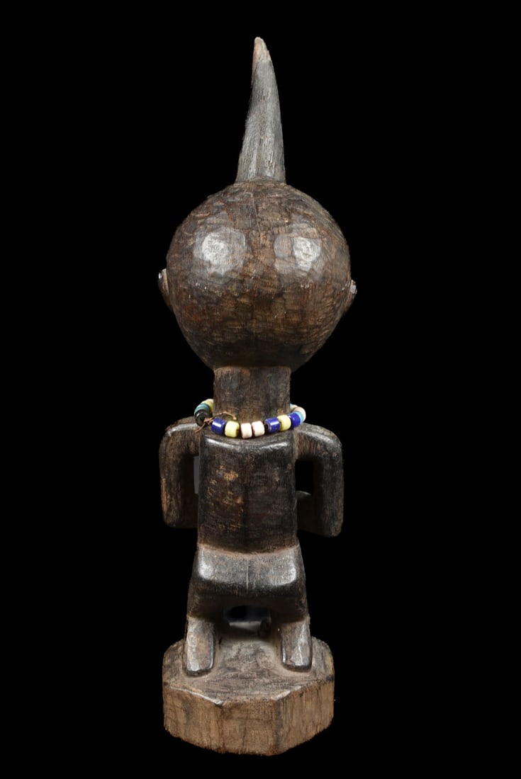 Power Figure – Wood, Horn, Beads – Songye – Congo - 5