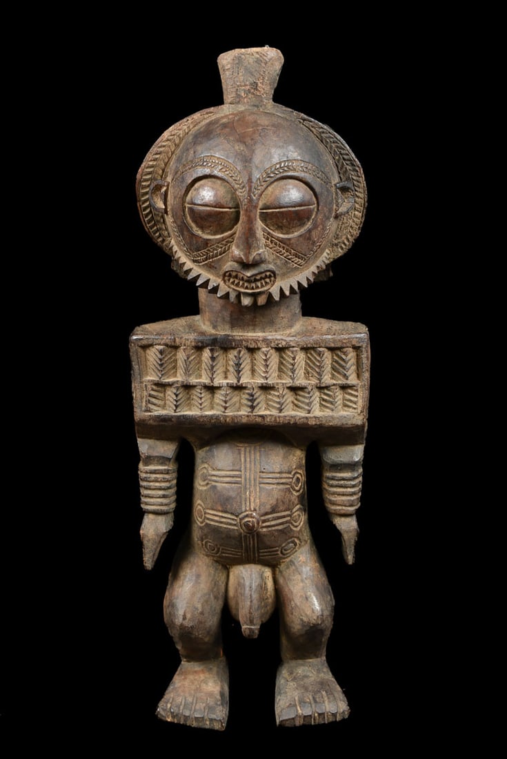 Ancestor figure – Wood – Kusu – DR Congo - 2