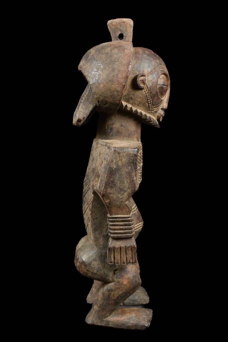 Ancestor figure – Wood – Kusu – DR Congo - 3