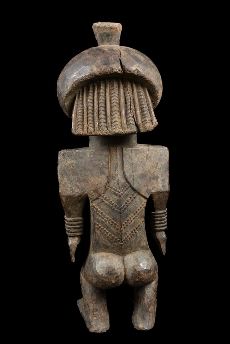 Ancestor figure – Wood – Kusu – DR Congo - 4