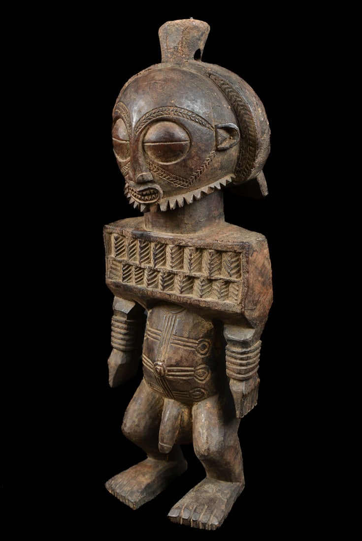 Ancestor figure – Wood – Kusu – DR Congo - 7