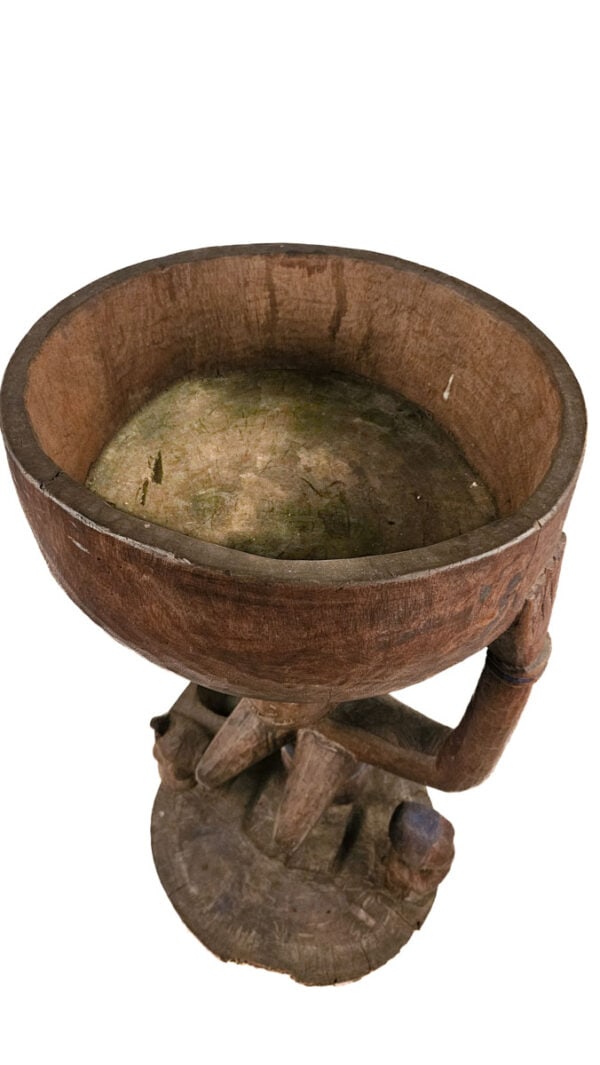 Bowl bearer Figure – Arugba Shango – Wood – Yoruba – Nigeria - 5