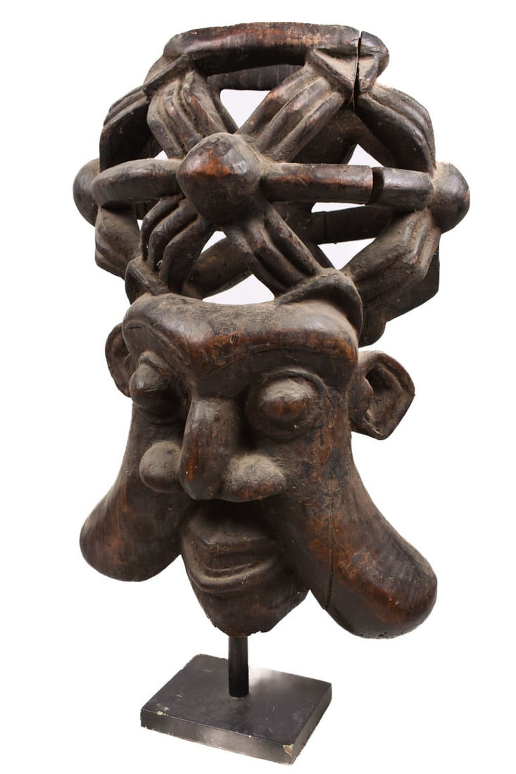 Helmet mask – Wood – Bamun – Grassland of Cameroon - 2