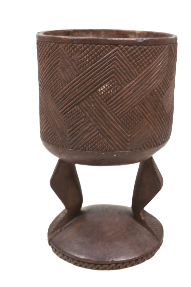 Tribal Cup – Wood – Kuba – Congo - 2