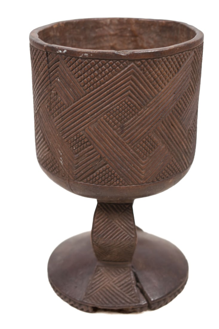 Tribal Cup – Wood – Kuba – Congo - 3