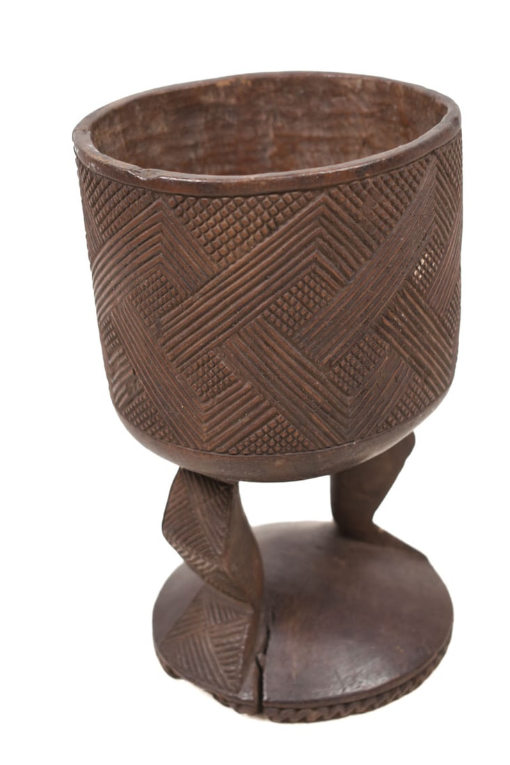 Tribal Cup – Wood – Kuba – Congo - 4