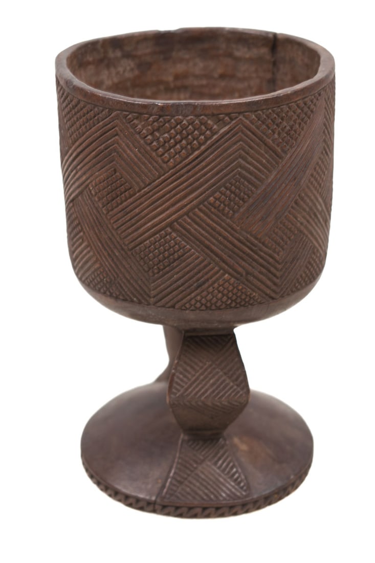 Tribal Cup – Wood – Kuba – Congo - 5