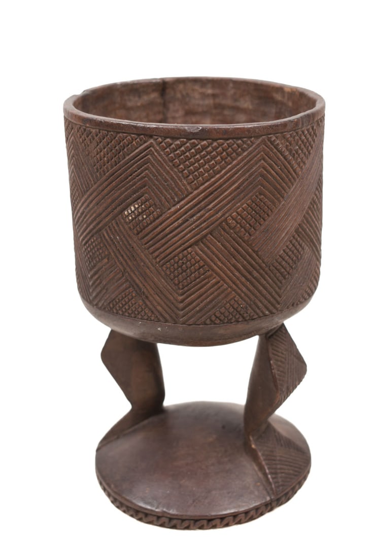Tribal Cup – Wood – Kuba – Congo - 6
