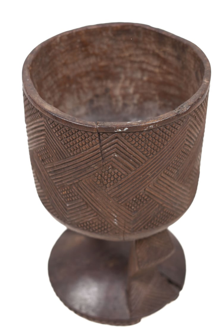Tribal Cup – Wood – Kuba – Congo - 8