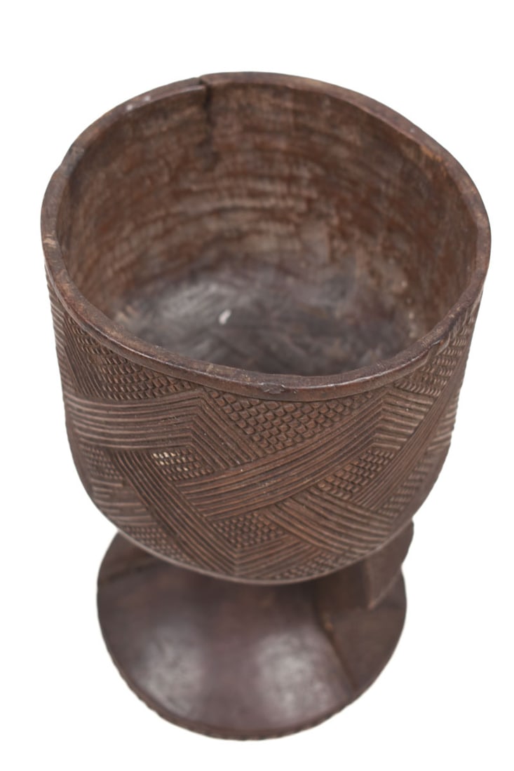 Tribal Cup – Wood – Kuba – Congo - 9