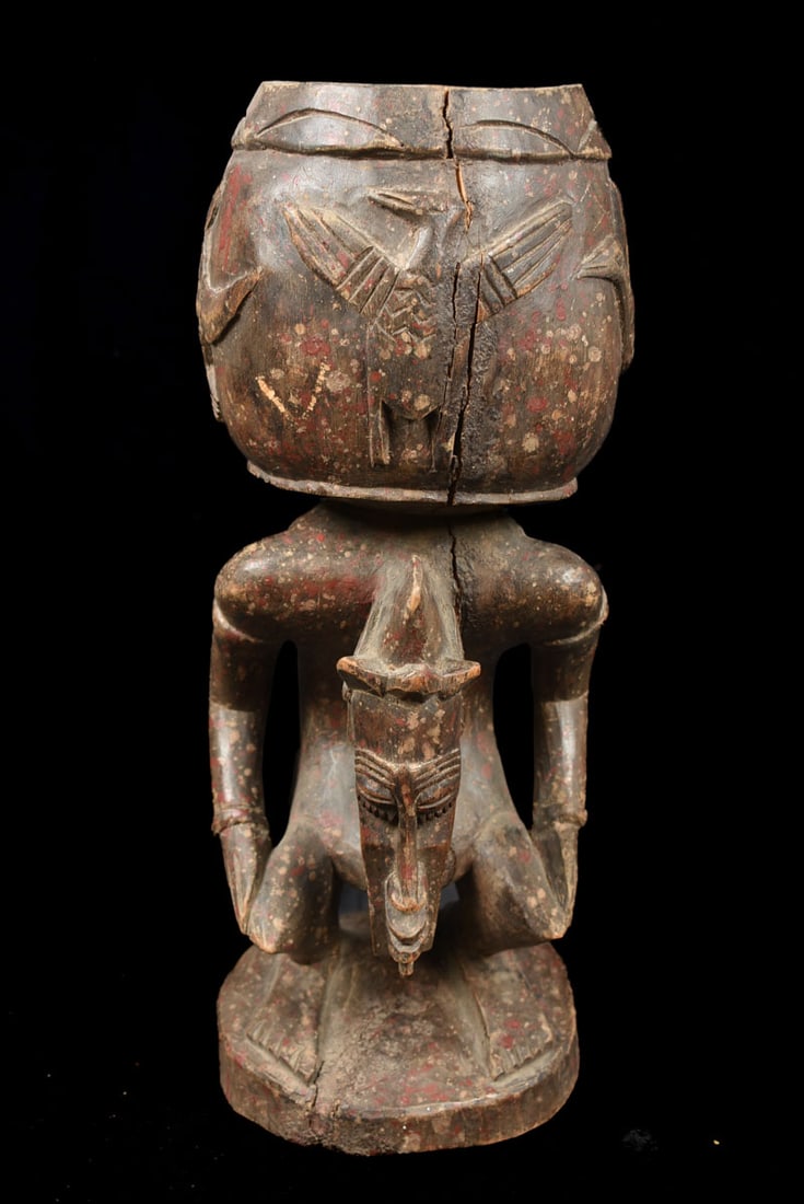 Bowl bearer figure – Wood – Senufo – Ivory Coast - 2