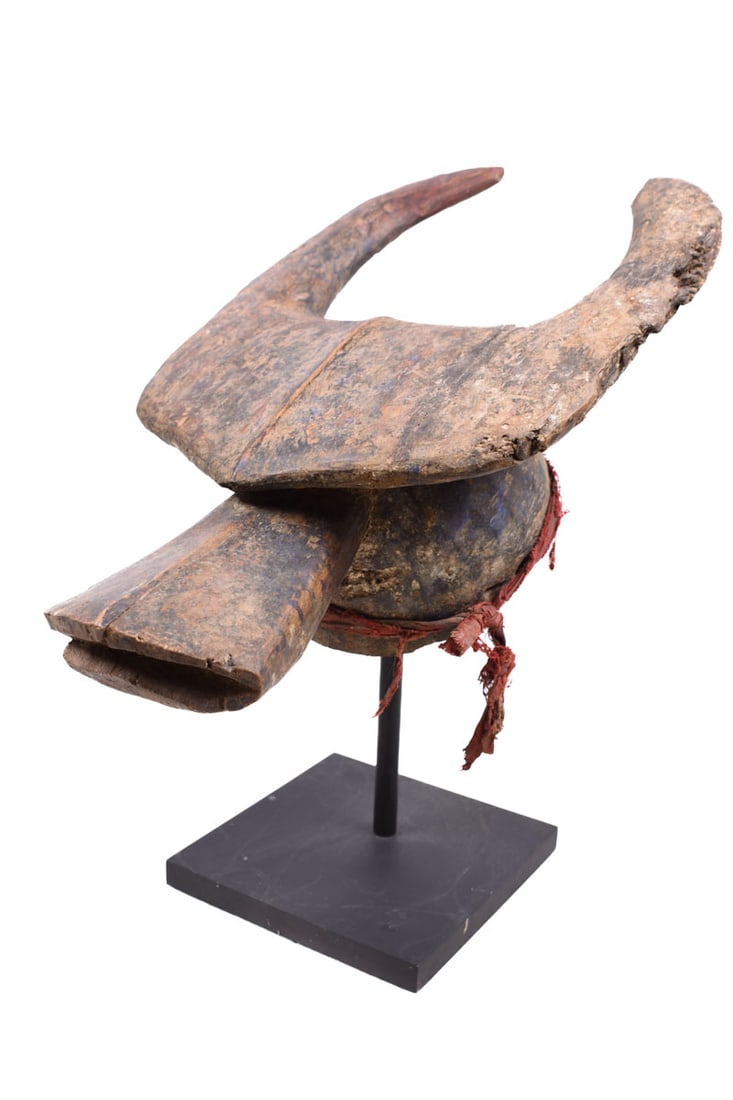 Buffalo Mask – Wood – Mama – Nigeria (1 of 9)