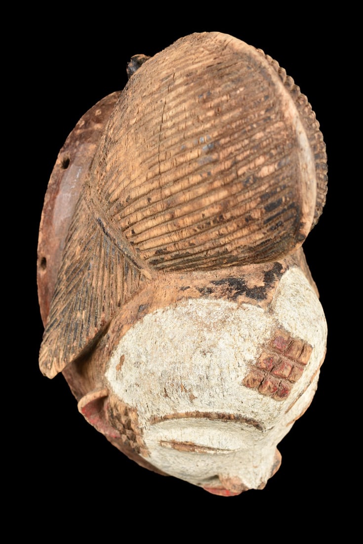 Initiation mask – Wood – Punu – Gabon - 5