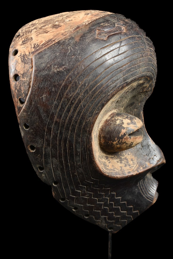 Circumcision Mask – Wood – Lulua – Congo DRC - 3