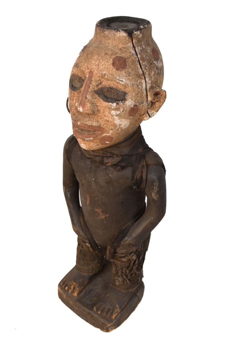 Ancestor Figure – Wood, Glass – Yombe – Congo - 4