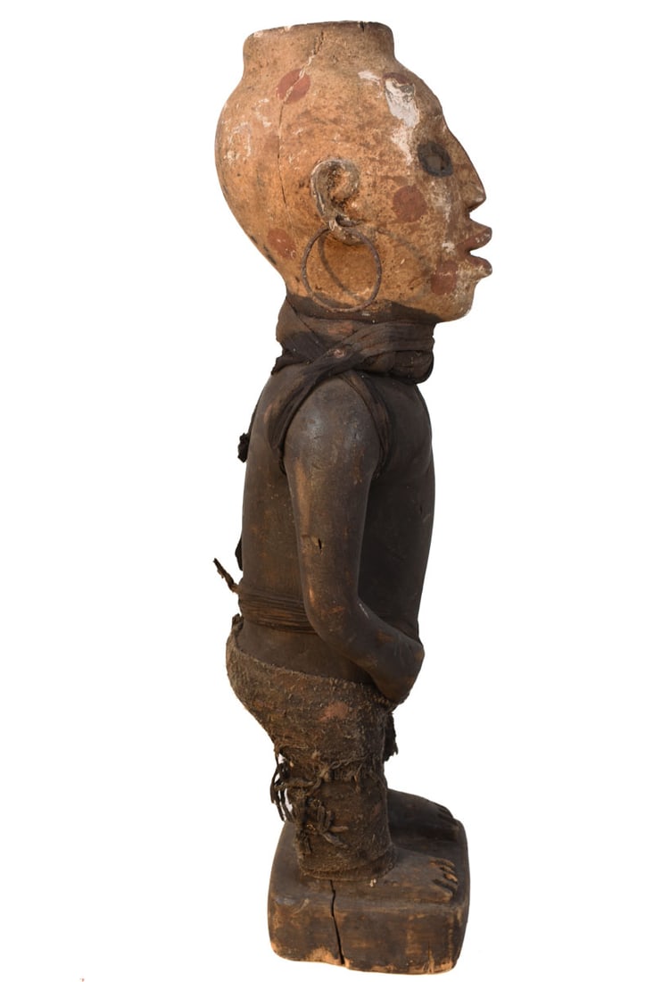 Ancestor Figure – Wood, Glass – Yombe – Congo - 6