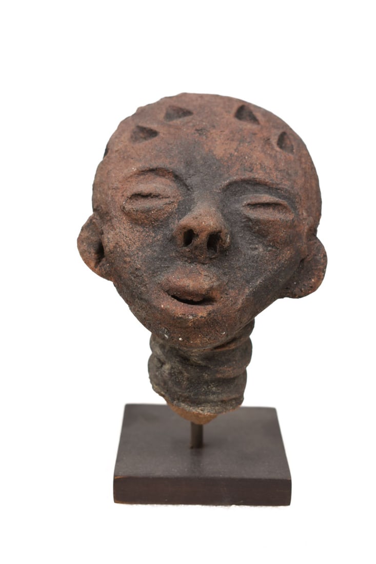 Memorial Head – Terracotta – Akan- Ghana (1 of 7)