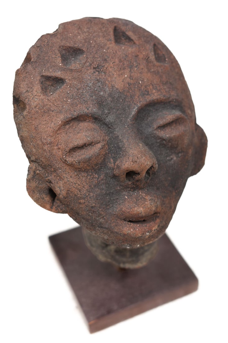Memorial Head – Terracotta – Akan- Ghana - 3