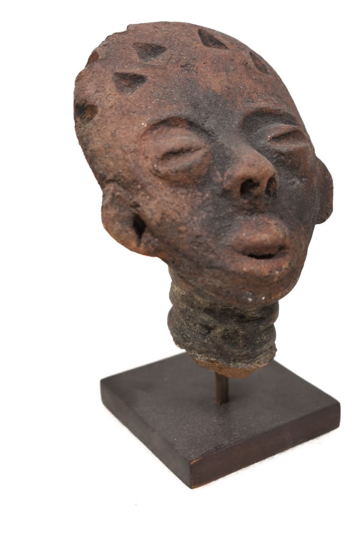 Memorial Head – Terracotta – Akan- Ghana - 5