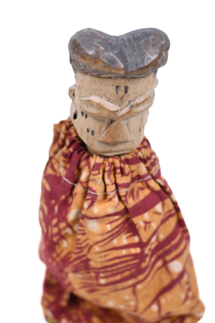 Ancestor figure – Wood, Textile – Ewe – Togo - 4
