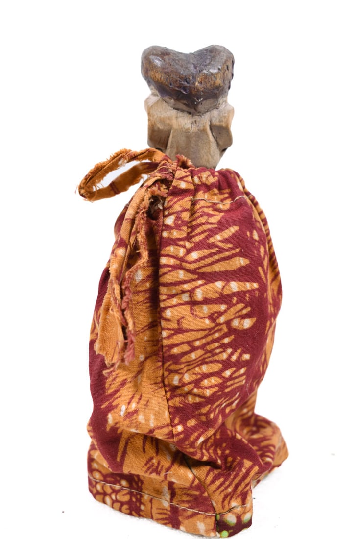 Ancestor figure – Wood, Textile – Ewe – Togo - 6