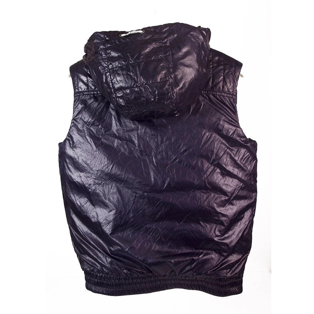 Armani Junior Green Blue Double Faced Sided Reversible Vest Jacket Boy 12 y - 4