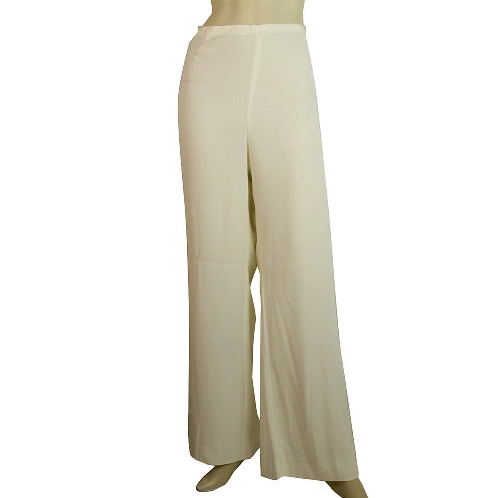 Laurel Off White Ivory Flare Leg Dress Summer trousers pants size 44 (1 of 4)