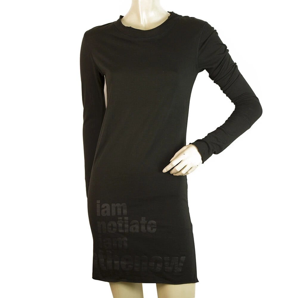 Barbara I Gongini Black Long Sleeves Mini Length Cotton Modal Dress: Title:Barbara I Gongini Black Long Sleeves Mini Length Cotton Modal DressDescription:Barbara I Gongini Black Long Sleeves Mini Length Cotton Modal Dress This Barbara I Gongini dress is a casual