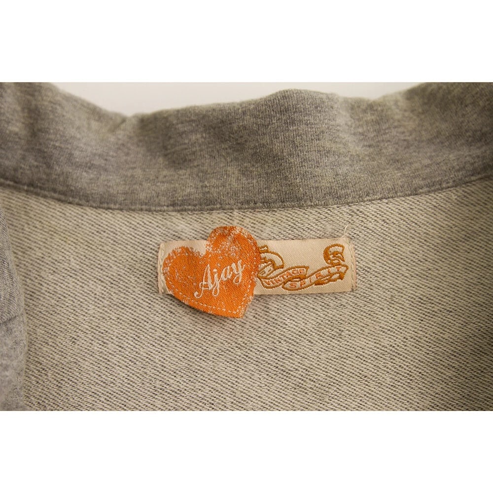 Ajay by Liu Jo Gray Button Closure Cotton Summer Cardigan jacket Elbow Sequin 52 - 3