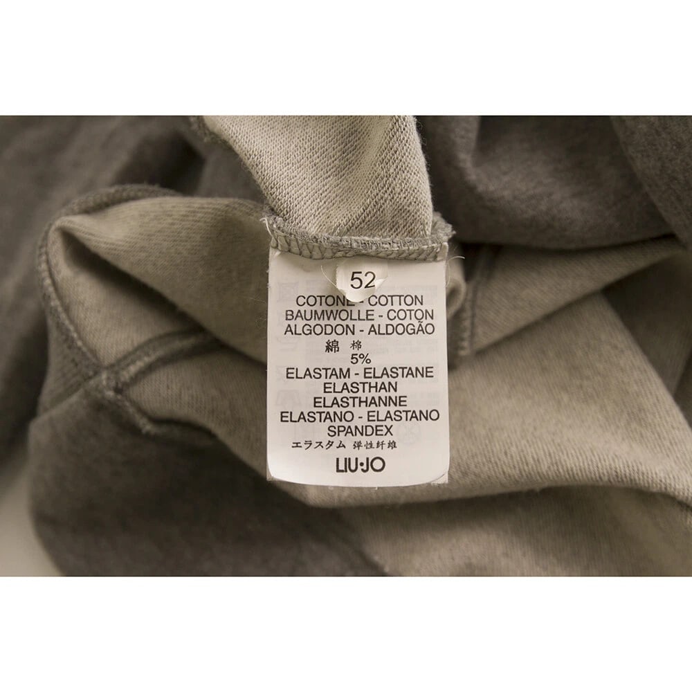 Ajay by Liu Jo Gray Button Closure Cotton Summer Cardigan jacket Elbow Sequin 52 - 4