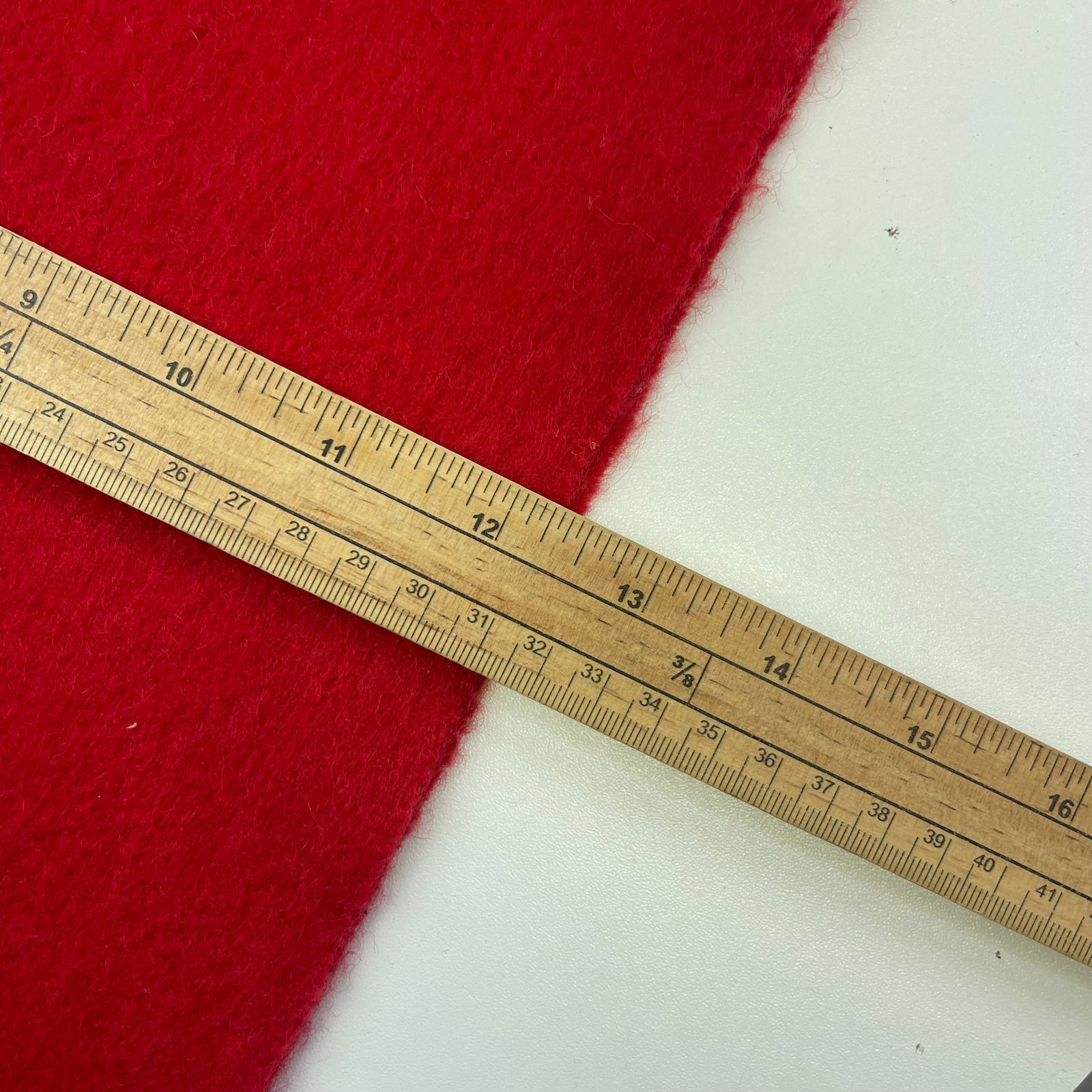 Givenchy Red Solid 100% Wool Scarf - 8